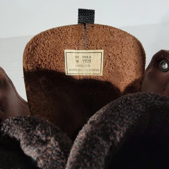 ROCKY Men's US 9 Polartec Insulated Duck Boots Leather & Rubber Muck Work Boots - Picture 9 of 11